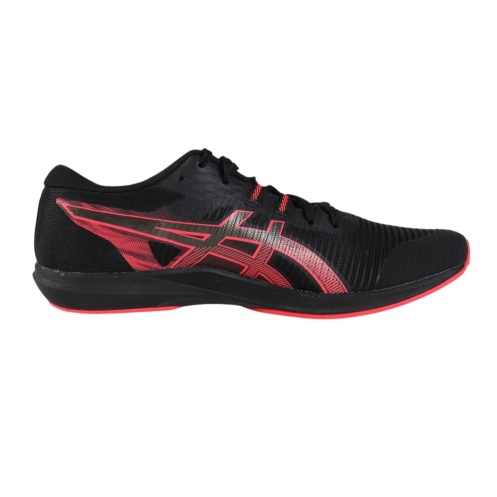 アシックス（ASICS）（メンズ、レディース）ランニングシューズ ハイパーレーサー ブラック レッド 1093A233.001 スニーカー マラソン