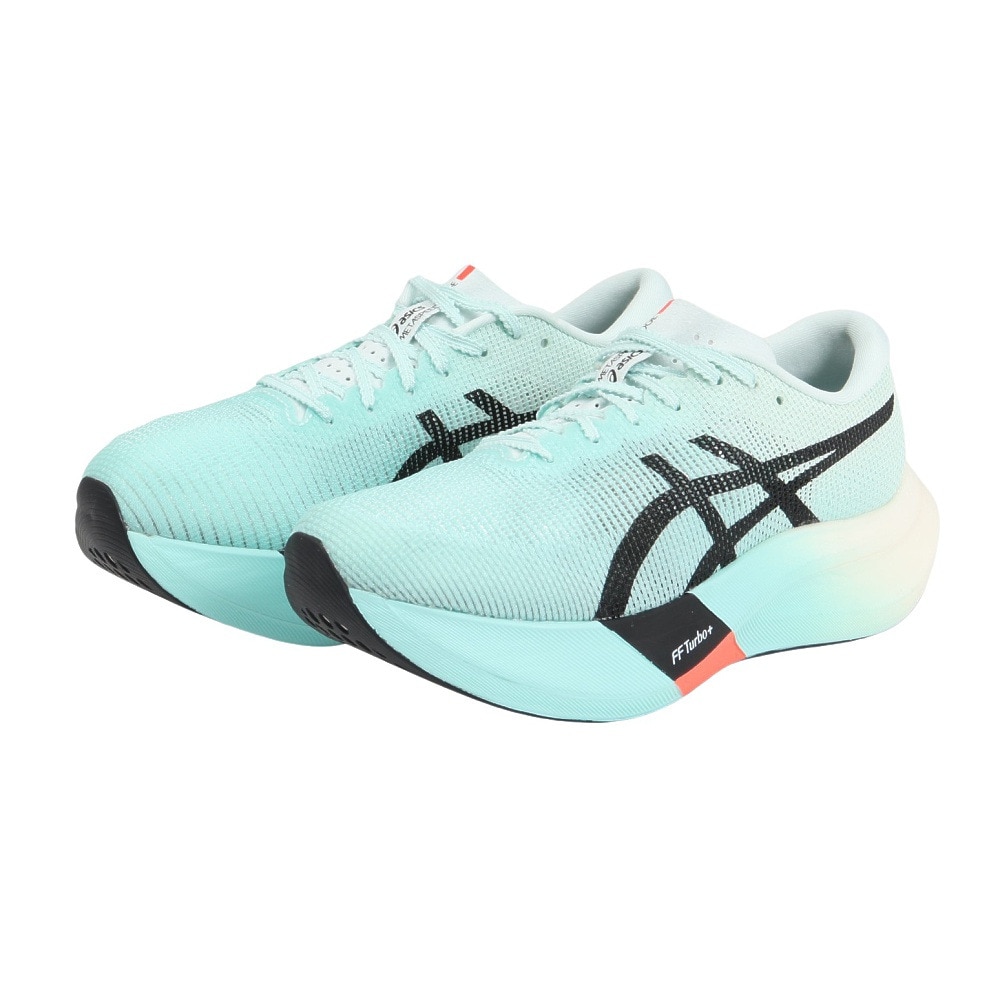 アシックス（ASICS）（メンズ、レディース）ランニングシューズ メタスピードエッジパリ ブルー ブラック 1013A124.400 スニーカー 軽量