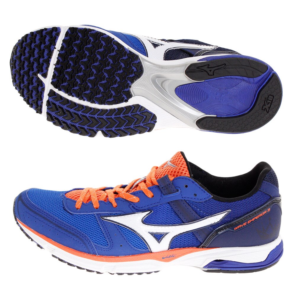 【多少の傷汚れありの為大奉仕】ランニングシューズ ウエーブエンペラー3 J1GA197601 トレーニングシューズ 部活