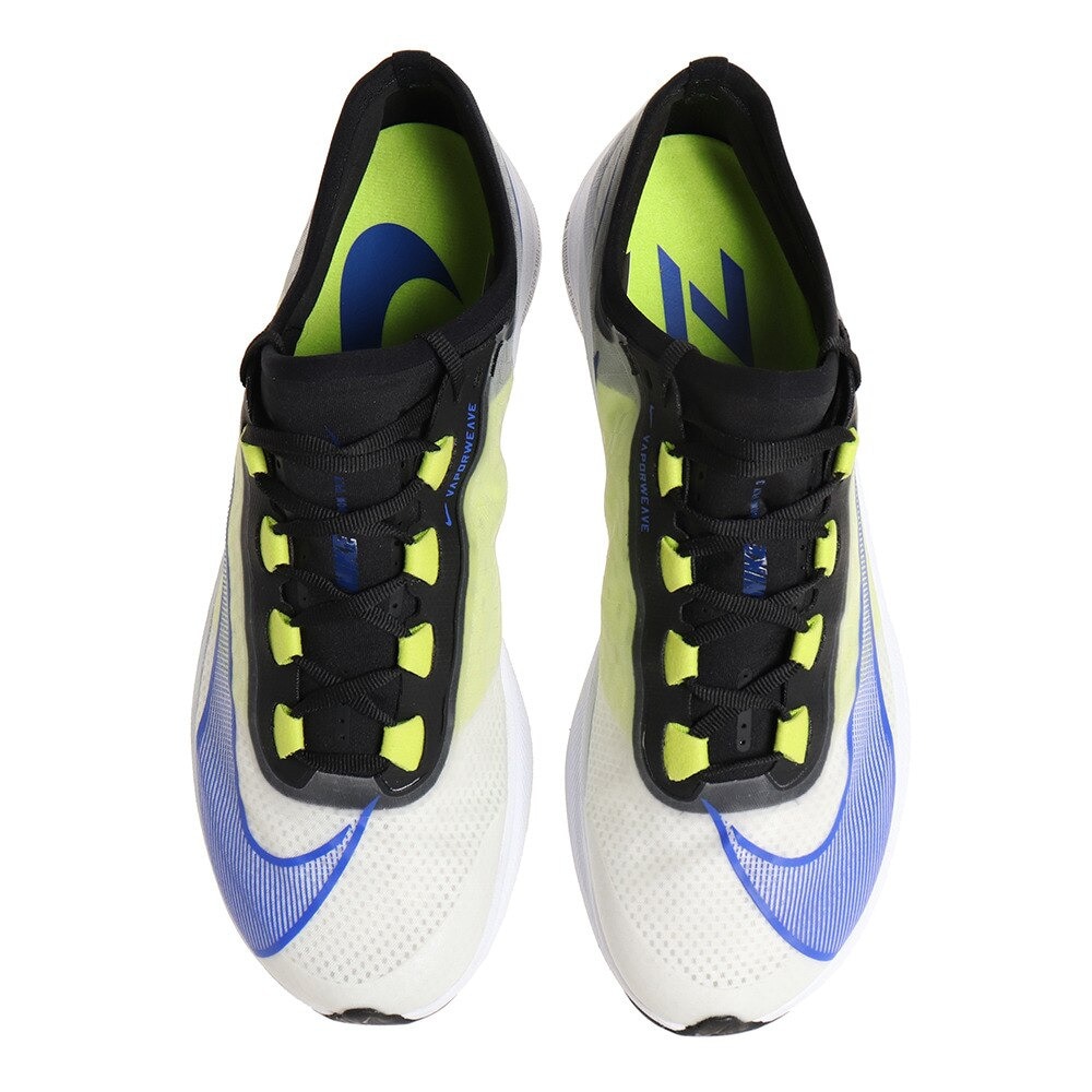 ナイキ（NIKE）（メンズ）ランニングシューズ ズームフライ3 AT8240-104 厚底 エキデンパック レースシューズ カーボン マラソン