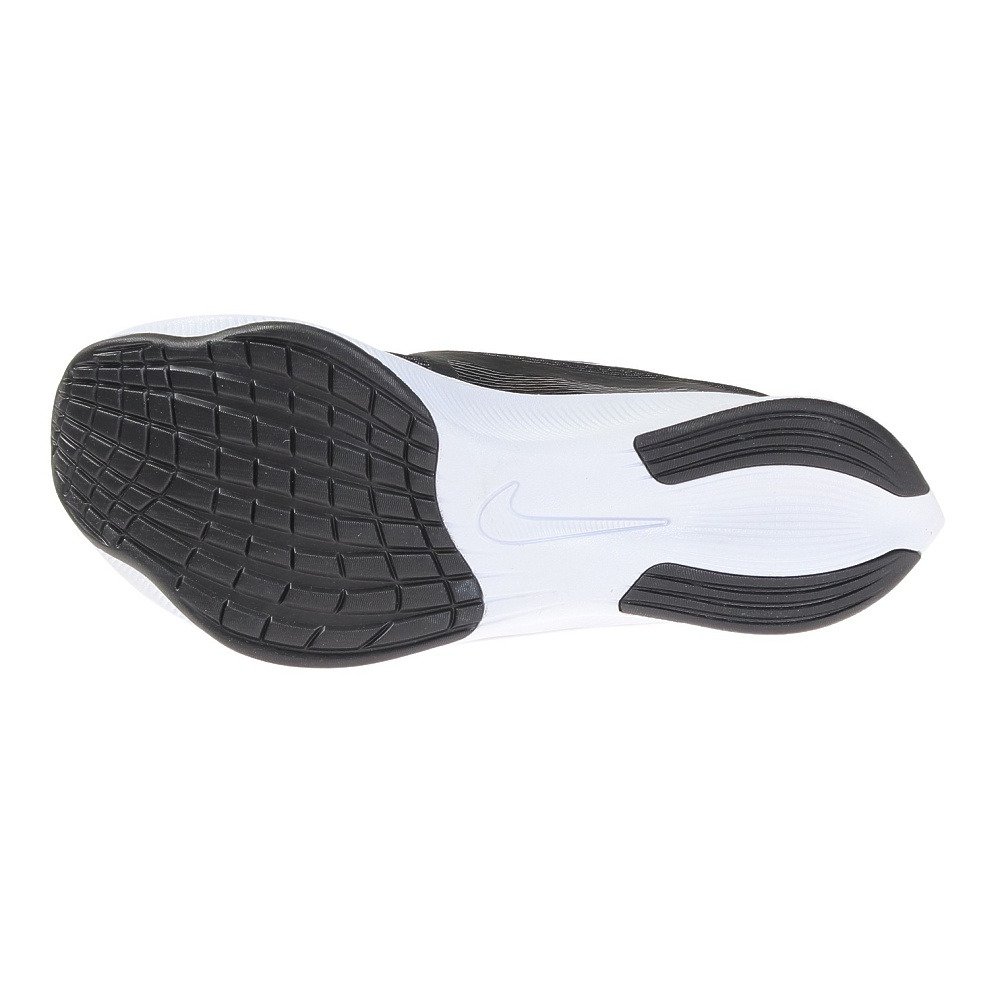 ナイキ（NIKE）（メンズ）ランニングシューズ ズームフライ 4 ブラック ホワイト CT2392-001 スニーカー 厚底 プレート ジョギング 駅伝 部活 マラソン 