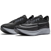 ナイキ（NIKE）（メンズ）ランニングシューズ ズームフライ 4 ブラック CT2392-002 スニーカー ジョギング トレーニング 厚底 通気性 駅伝 部活 マラソン 