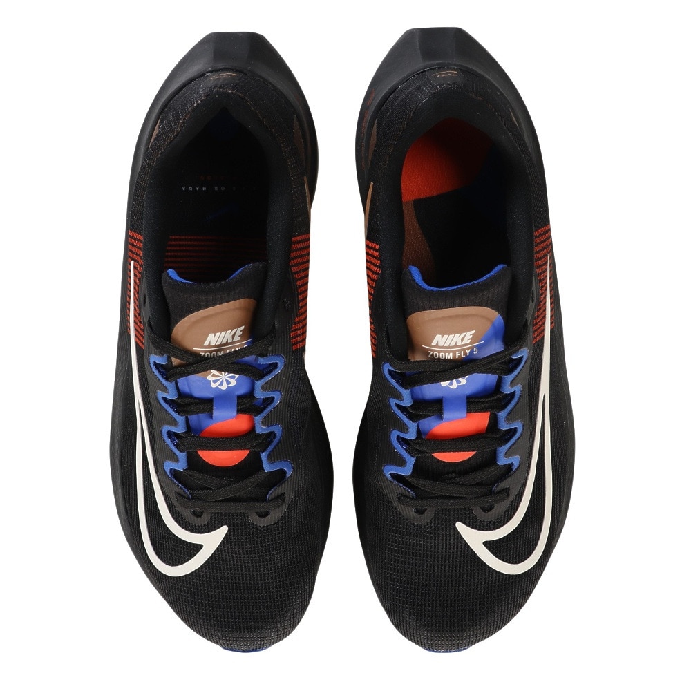 ナイキ（NIKE）（メンズ）ランニングシューズ ズームフライ 5 AIR HOLA LOU ブラック DR9837-001 スニーカー 厚底 プレート ジョギング 駅伝 部活 マラソン 