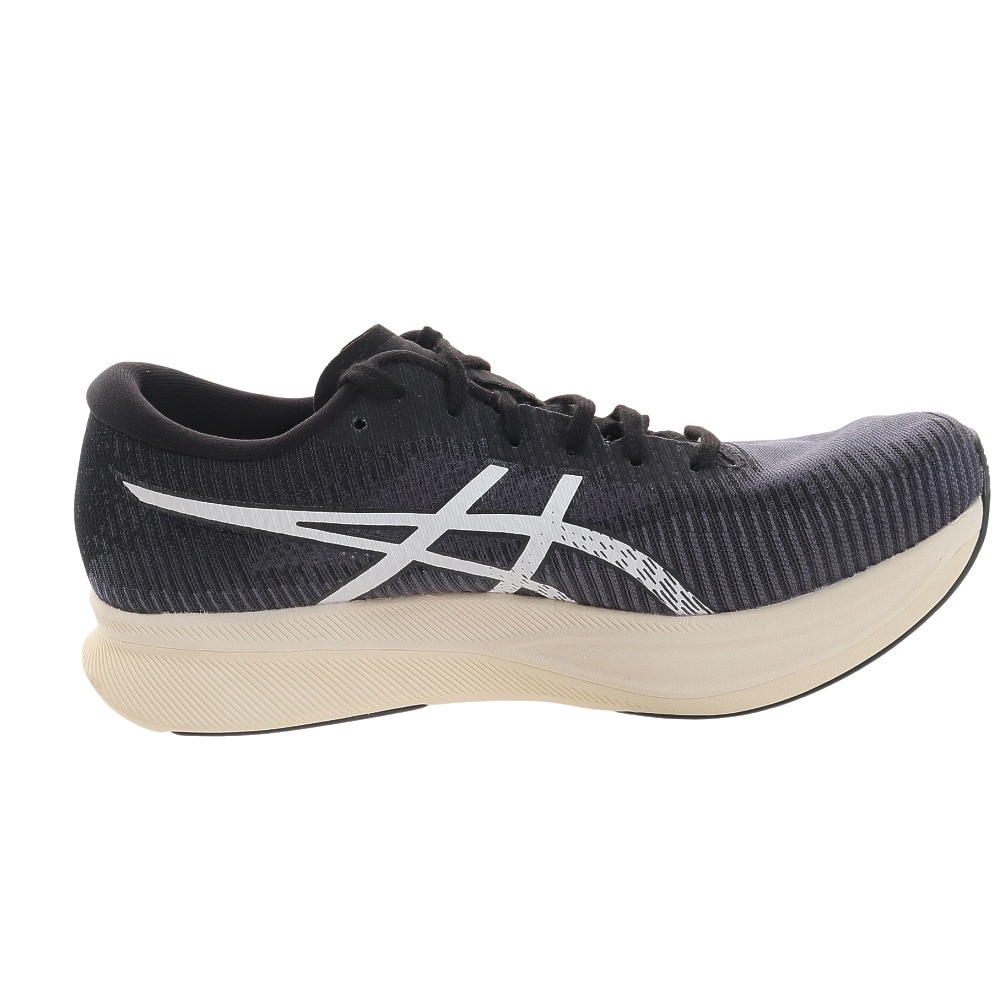 アシックス（ASICS）（メンズ）ランニングシューズ マジックスピード 2 ワイド ブラック 1011B496.020 スニーカー 厚底 プレート ジョギング 軽量 駅伝 部活