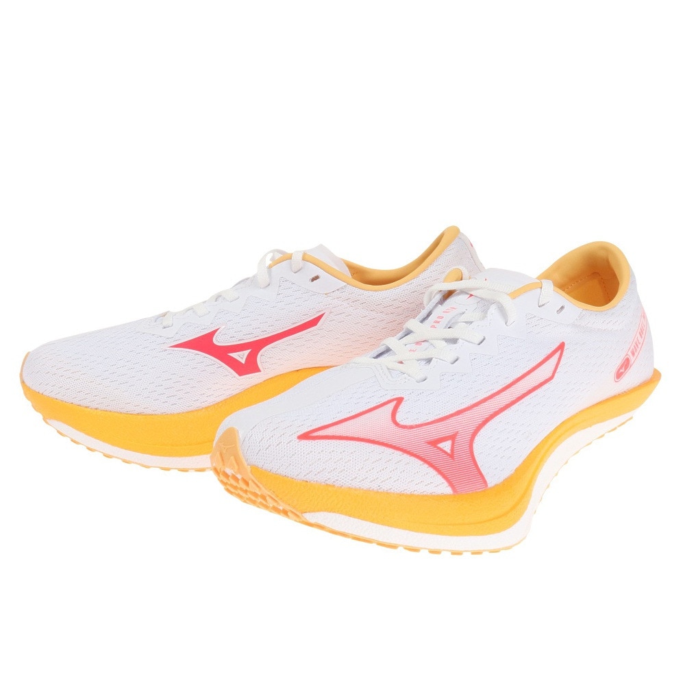 ミズノ（MIZUNO）（メンズ）ランニングシューズ トレーニングシューズ 部活 WAVE DUEL PRO QTR ピンク U1GD225002