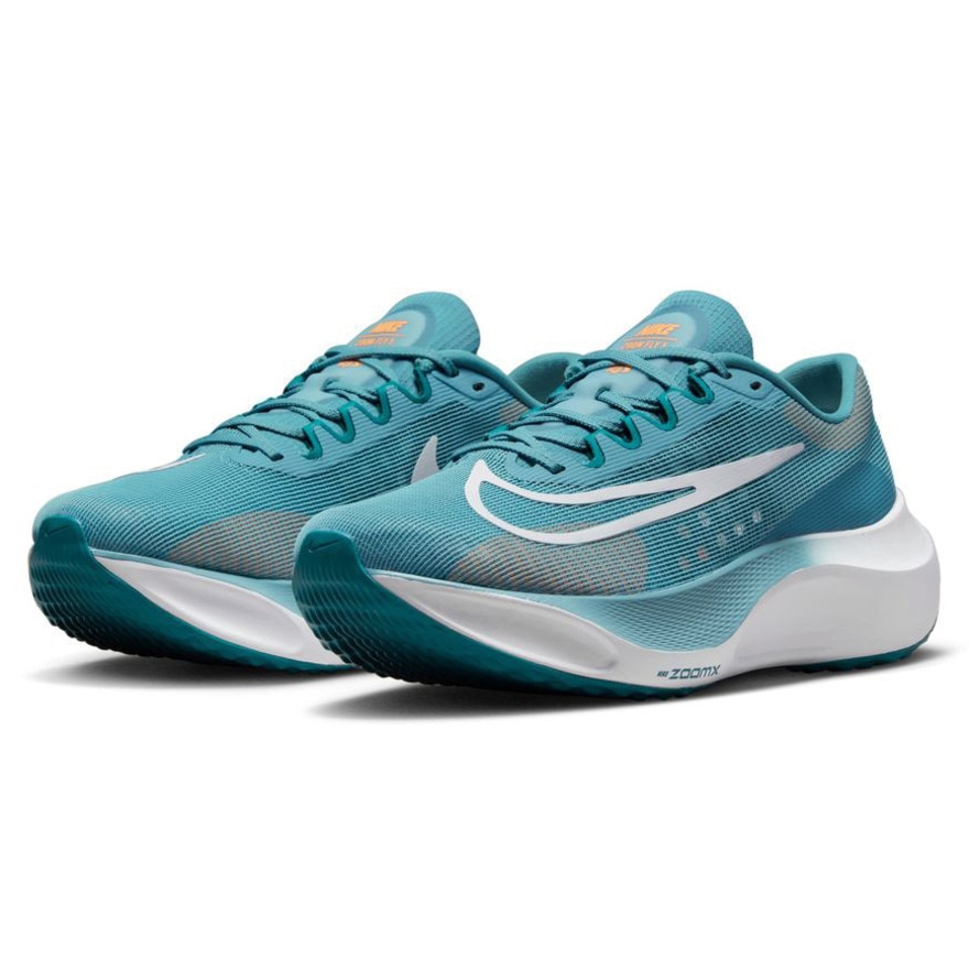 ナイキ（NIKE）（メンズ）ランニングシューズ ズーム フライ 5 ブルー DM8968-400 スニーカートレーニング ジョギング レース 耐久性 駅伝 部活 マラソン 