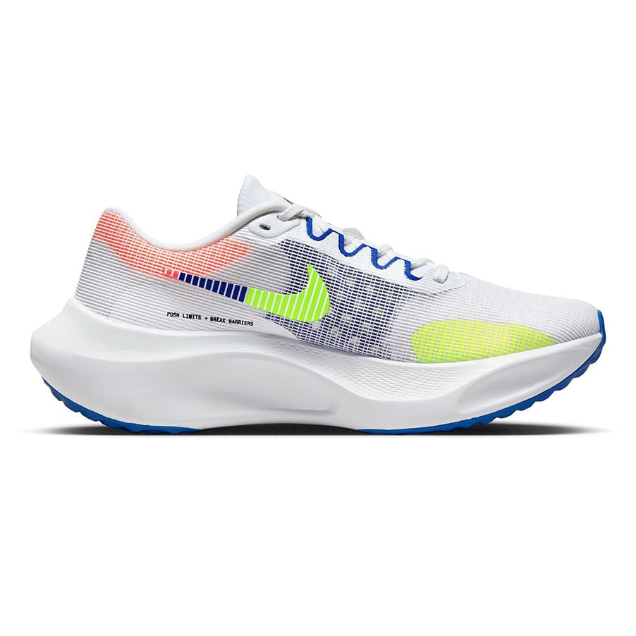 ナイキ（NIKE）（メンズ）ランニングシューズ ズーム フライ 5 PRM ZOOM FLY 5 PRM ホワイト DX1599-100 スニーカー 厚底 プレート ジョギング 軽量 