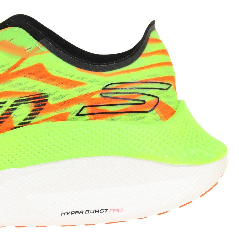 スケッチャーズ（SKECHERS）（メンズ）ランニングシューズ ゴー ラン スピード ビースト グリーン 246062-GROR スニーカー マラソン  レース クッション 軽量