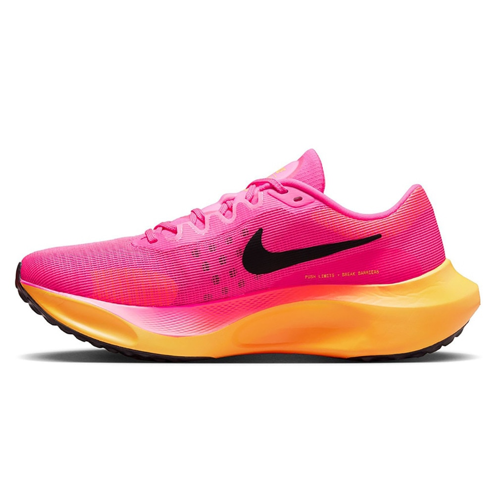 ナイキ（NIKE）（メンズ）ランニングシューズ ズーム フライ 5 ピンク DM8968-600 スニーカー フライニット トレーニング ジョギング  部活