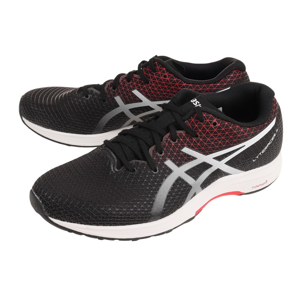 アシックス（ASICS）（メンズ）ランニングシューズ ライトレーサー 4 ブラック 1011B349.002 スニーカー トレーニング レーシング 部活 