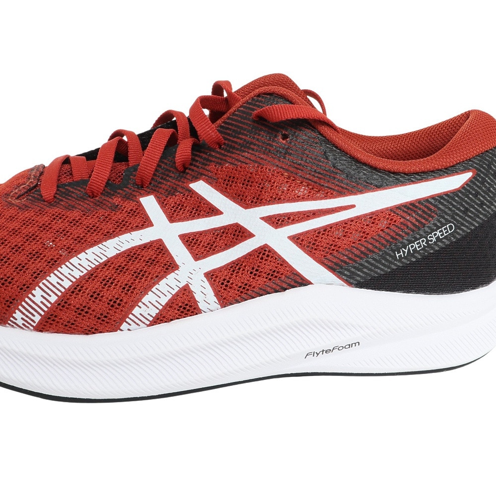 アシックス（ASICS）（メンズ）ランニングシューズ 部活 ハイパー スピード 2 ワイド HYPER SPEED 2 WIDE レッド 1011B494.600 スニーカー トレーニング 軽量