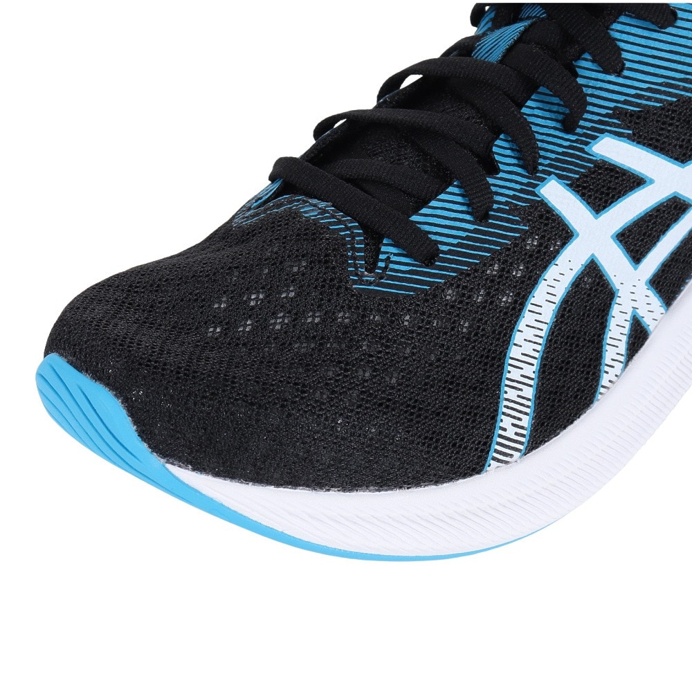 アシックス（ASICS）（メンズ）ランニングシューズ ハイパー スピード 2 HYPER SPEED 2 黒 青 1011B495.002 スニーカー 厚底 プレートトレーニング  軽量