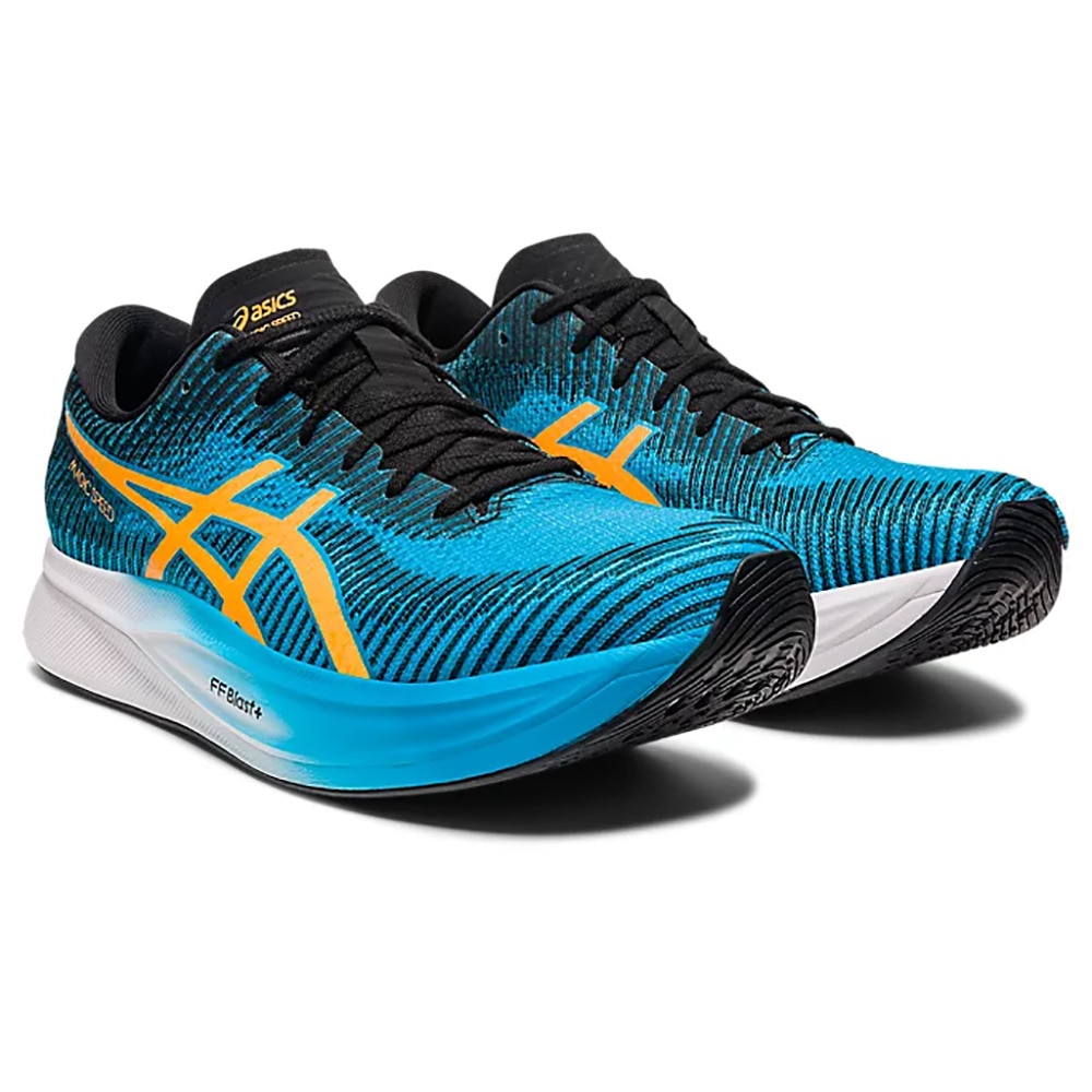 アシックス（ASICS）（メンズ）ランニングシューズ マジック スピード 2 ワイド ブルー 1011B496.400 スニーカー トレーニング ジョキング 軽量 厚底 プレート