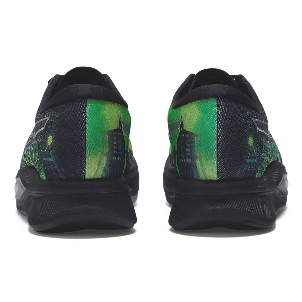 アシックス（ASICS）（メンズ）ランニングシューズ マジック スピード 2 ブラック グリーン 1011B744.001 スニーカー トレーニング 軽量 限定モデル