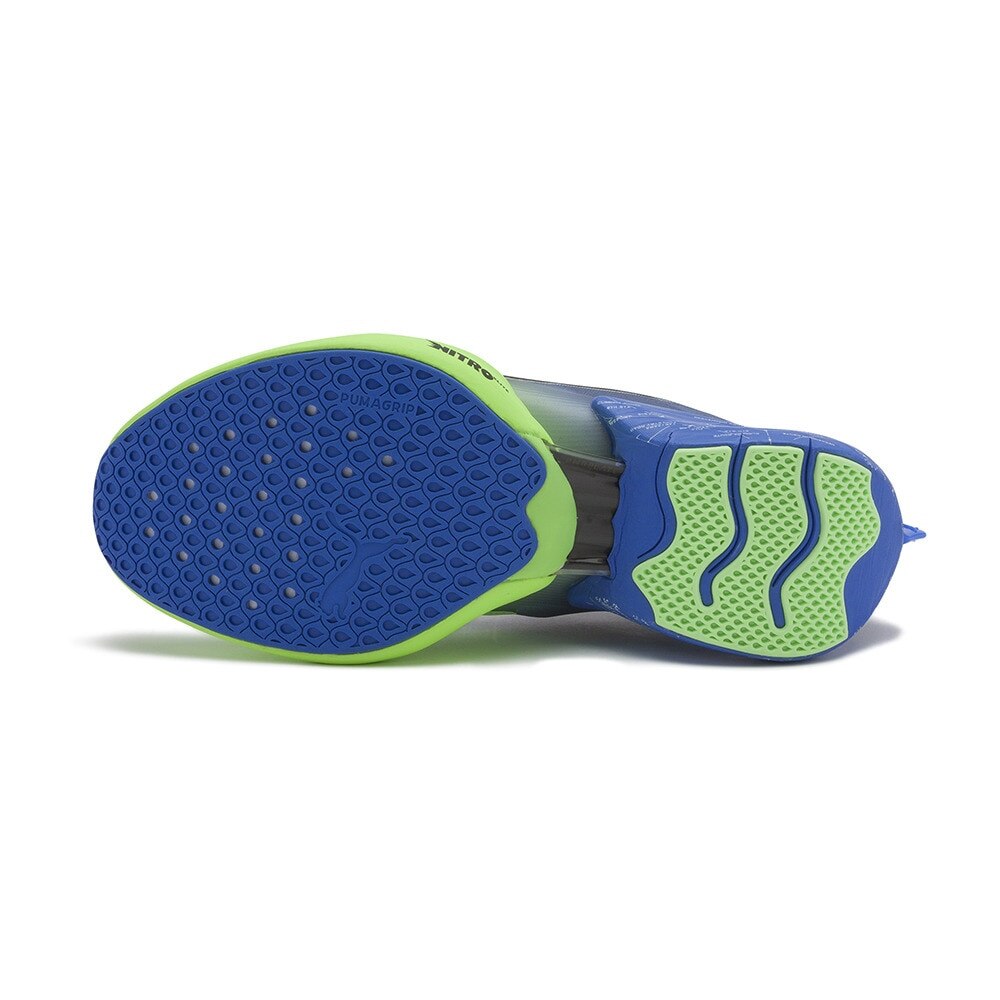 プーマ（PUMA）（メンズ）ランニングシューズ FAST-R NITRO EKIDEN ブルー グリーン 37872501 スニーカー ジョギング 駅伝 部活 マラソン 