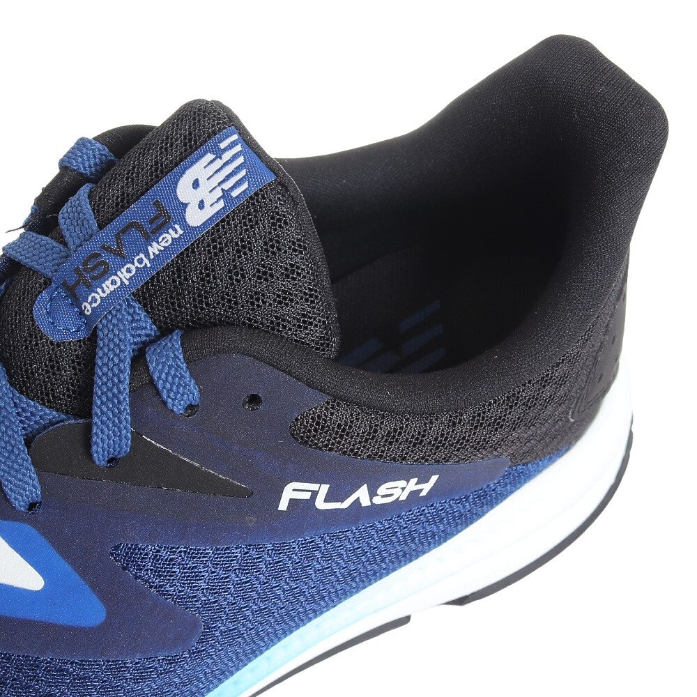 ニューバランス（new balance）（メンズ）ランニングシューズ ダイナソフト フラッシュ v6 BB6 ブルー ブラック MFLSHBB6 D スニーカー 軽量 トレーニング