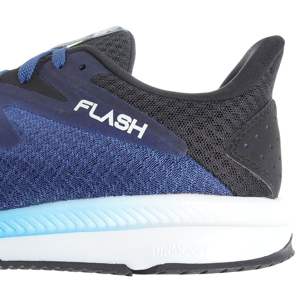 ニューバランス（new balance）（メンズ）ランニングシューズ ダイナソフト フラッシュ v6 BB6 ブルー ブラック MFLSHBB6 D スニーカー 軽量 トレーニング