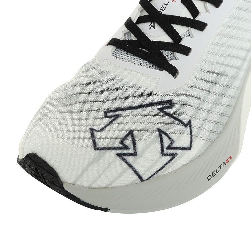デサント（DESCENTE）（メンズ）ランニングシューズ デルタプロテンポ ホワイト SO123RRN12 WHT0 スニーカー トレーニング 