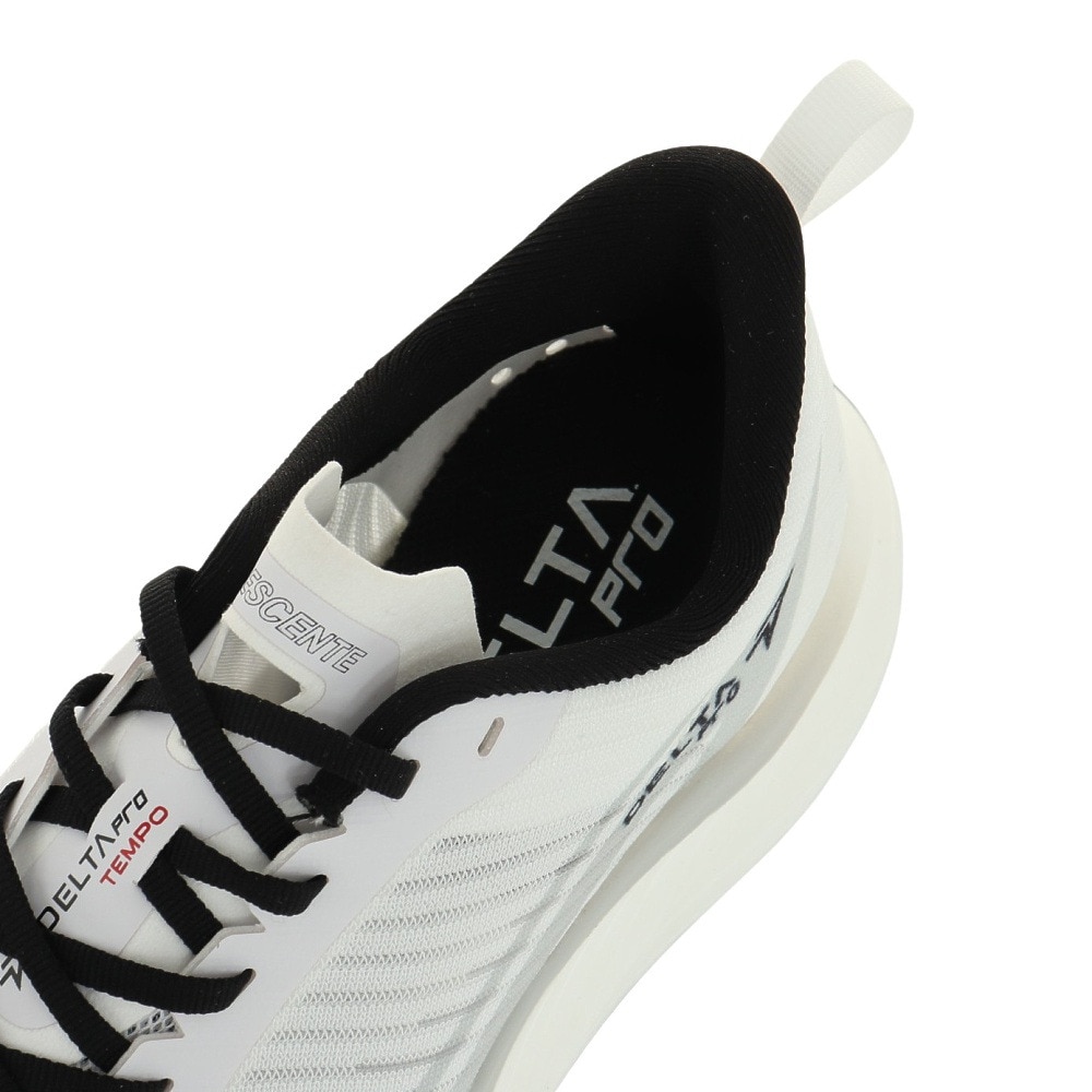 デサント（DESCENTE）（メンズ）ランニングシューズ デルタプロテンポ ホワイト SO123RRN12 WHT0 スニーカー トレーニング 