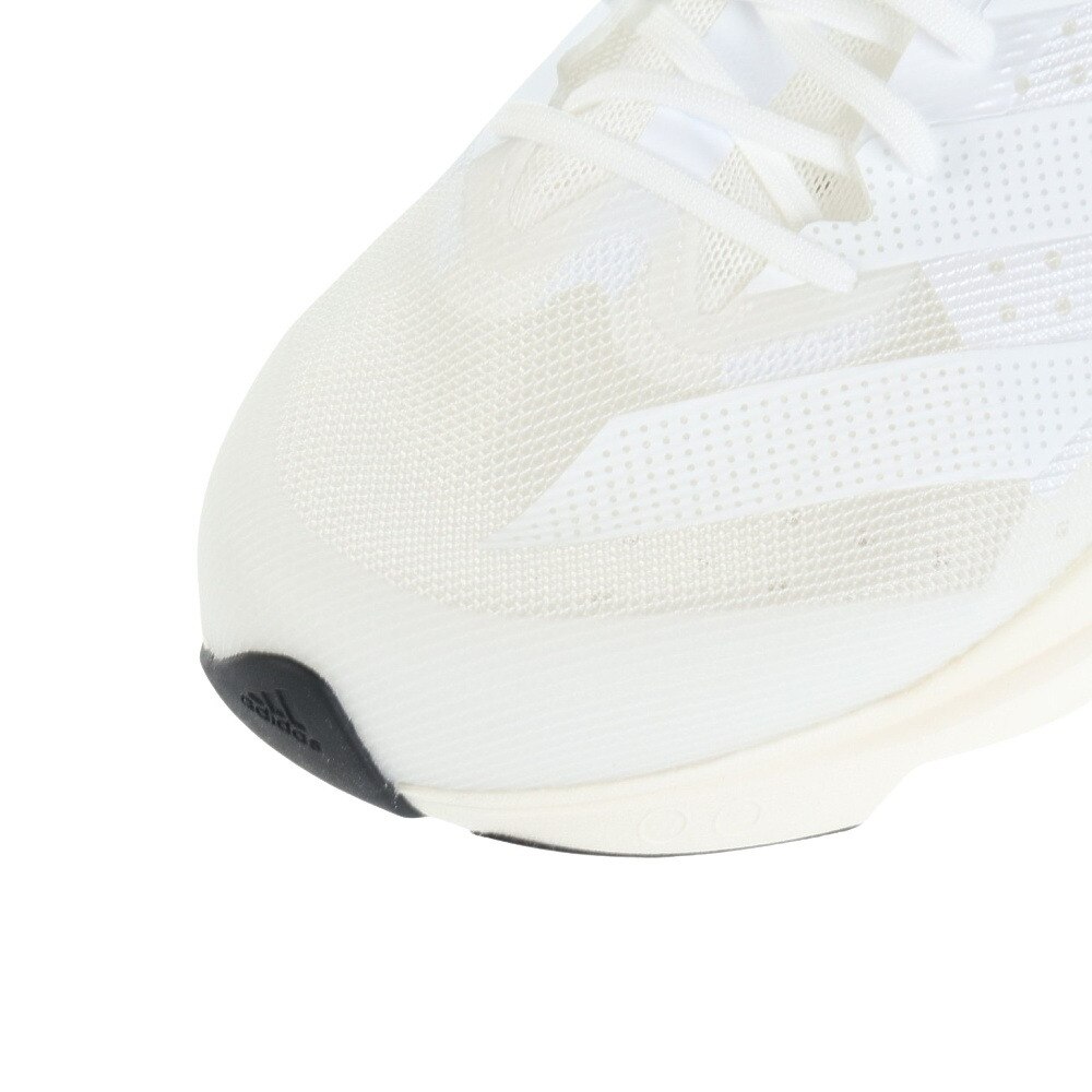 アディダス（adidas）（メンズ）ランニングシューズ アディゼロ タクミ セン 9 オフホワイト GY2594 スニーカー トレーニングシューズ 部活 軽量 クッション性