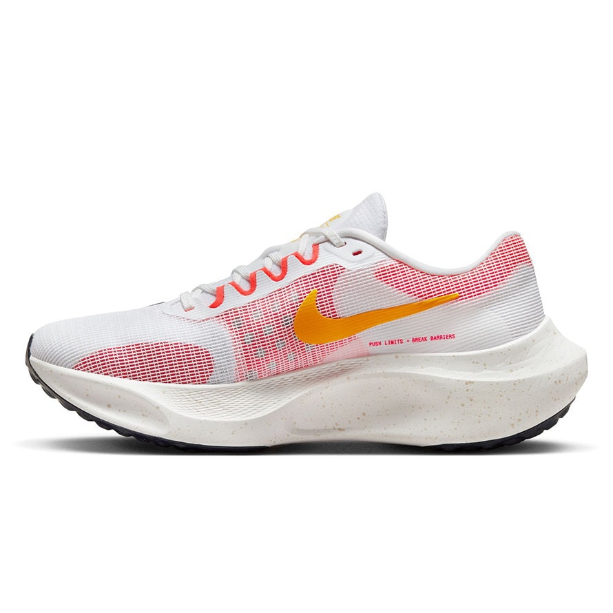 ナイキ（NIKE）（メンズ）ランニングシューズ ズーム フライ 5 ホワイト DM8968-100 スニーカー トレーニング ジョギング 軽量 部活 