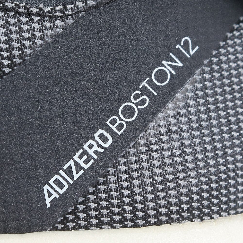 アディダス（adidas）（メンズ、レディース）ランニングシューズ アディゼロ ボストン 12 ブラック H03613 スニーカー トレーニング 幅広 軽量 陸上 部活