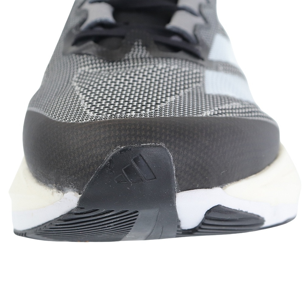 アディダス（adidas）（メンズ、レディース）ランニングシューズ アディゼロ ボストン 12 ブラック H03613 スニーカー トレーニング 幅広 軽量 陸上 部活