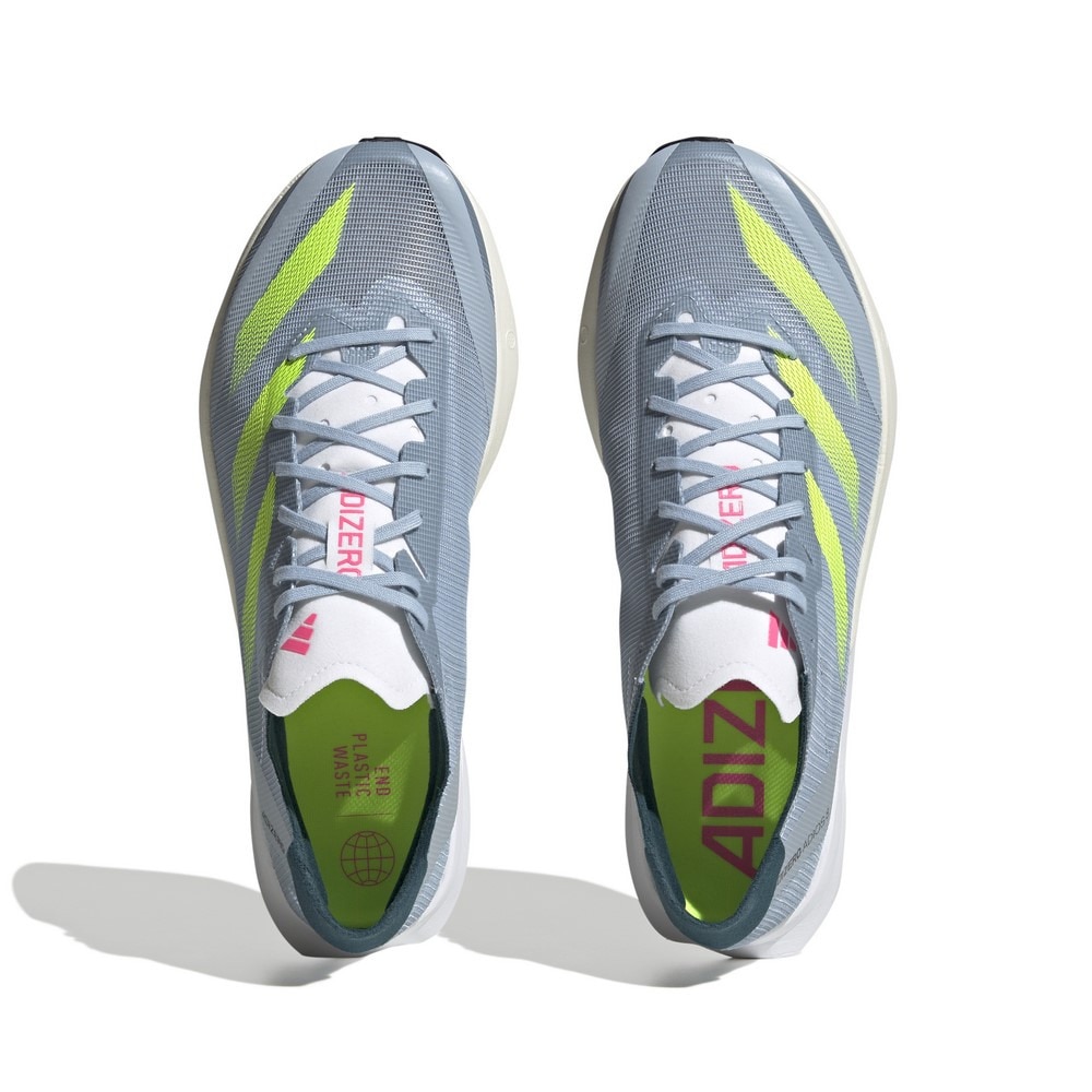アディダス（adidas）（メンズ）ランニングシューズ アディゼロ ジャパン 8 M ライトグレー H03615 スニーカー トレーニング 軽量 弾力性 陸上 部活