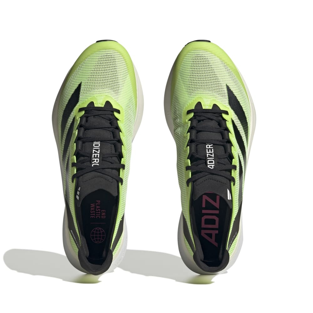 アディダス（adidas）（メンズ）ランニングシューズ アディゼロ ボストン 12 M ライトグリーン HP9705 スニーカー トレーニング 軽量  陸上 部活 スポーツ用品はスーパースポーツゼビオ