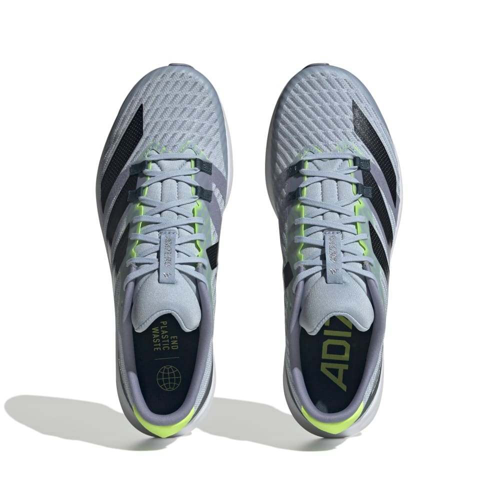 アディダス（adidas）（メンズ、レディース）ランニングシューズ アディゼロ RC 5 ライトグレー HQ7230 スニーカー 軽量 クッション性 トレーニング 部活