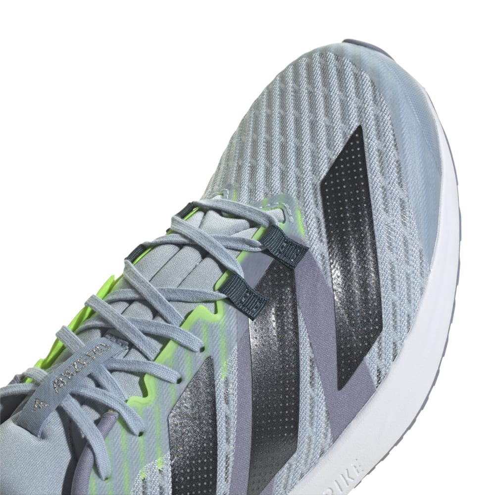 アディダス（adidas）（メンズ、レディース）ランニングシューズ アディゼロ RC 5 ライトグレー HQ7230 スニーカー 軽量 クッション性 トレーニング 部活