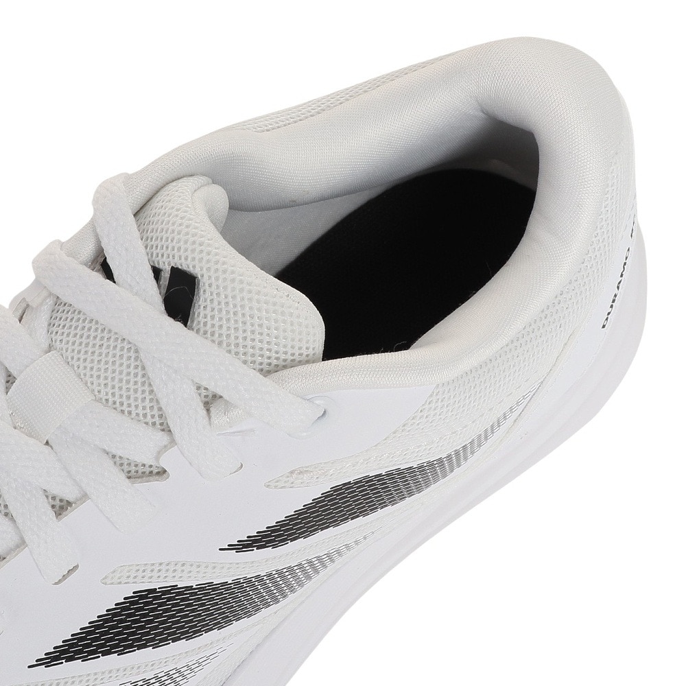 アディダス（adidas）（メンズ）ランニングシューズ デュラモ RC ホワイト ID2702 スニーカー トレーニング スポーツ 軽量 陸上 部活