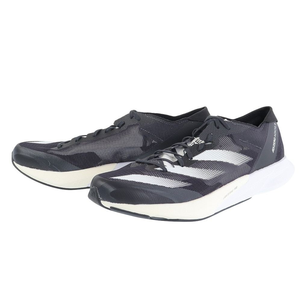 アディダス（adidas）（メンズ）ランニングシューズ アディゼロ ジャパン 8 M ブラック ID6902 スニーカー トレーニング 軽量 弾力性 陸上 部活