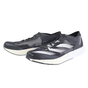アディダス（adidas）（メンズ）ランニングシューズ アディゼロ ジャパン 8 ブラック ID6902 スニーカー トレーニング 軽量 弾力性 陸上 部活