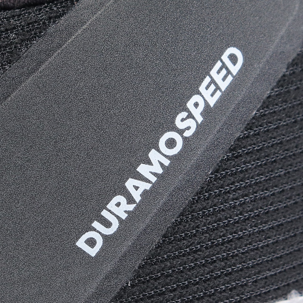 アディダス（adidas）（メンズ）ランニングシューズ アディゼロ デュラモ スピード ブラック ID9850 スニーカー トレーニング 軽量 安定性 反発力 陸上 部活 
