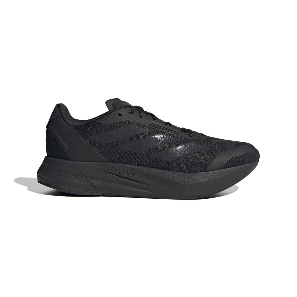 アディダス（adidas）（メンズ）ランニングシューズ アディゼロ デュラモ スピード ブラック IE7267 スニーカー トレーニング 軽量 安定性 反発力 陸上 部活 