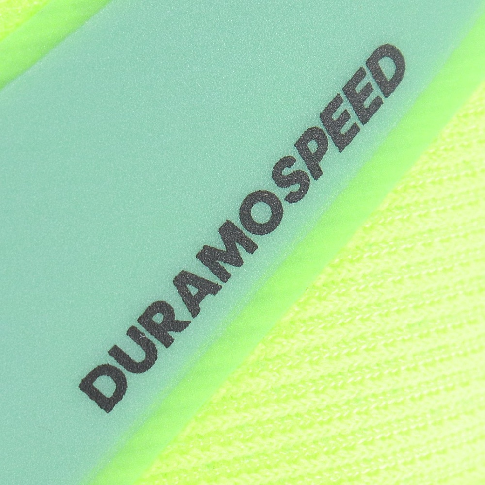 アディダス（adidas）（メンズ）ランニングシューズ アディゼロ デュラモ スピード フラッシュイエロー IF4820 スニーカー トレーニング 軽量 安定性 反発力 