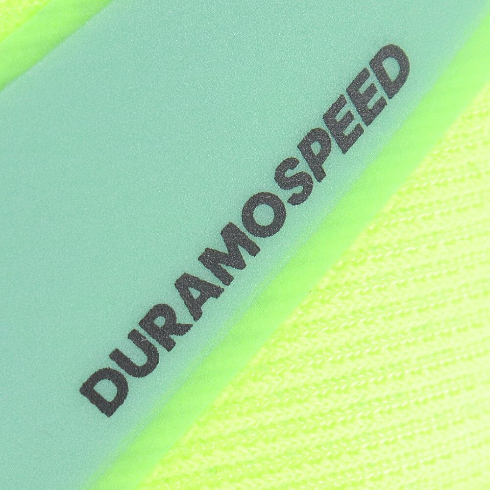 アディダス（adidas）（メンズ）ランニングシューズ アディゼロ デュラモ スピード フラッシュイエロー IF4820 スニーカー トレーニング 軽量 安定性 反発力