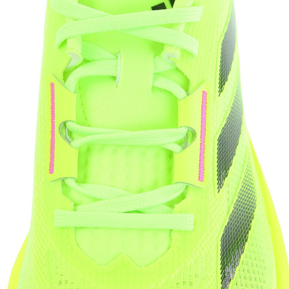 アディダス（adidas）（メンズ）ランニングシューズ アディゼロ デュラモ スピード フラッシュイエロー IF4820 スニーカー トレーニング 軽量 安定性 反発力