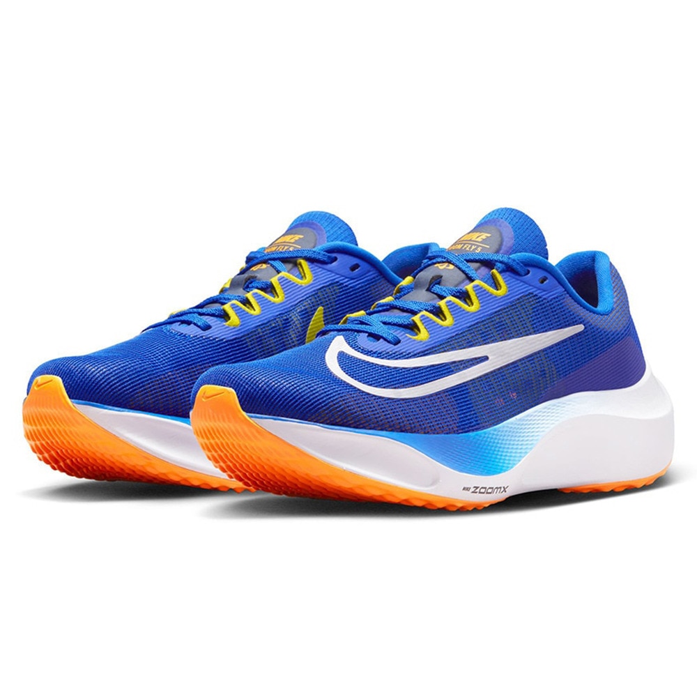 ナイキ（NIKE）（メンズ）ランニングシューズ ズーム フライ 5 ネイビー DM8968-402 スニーカー トレーニング 軽量 反発性 通気性 部活