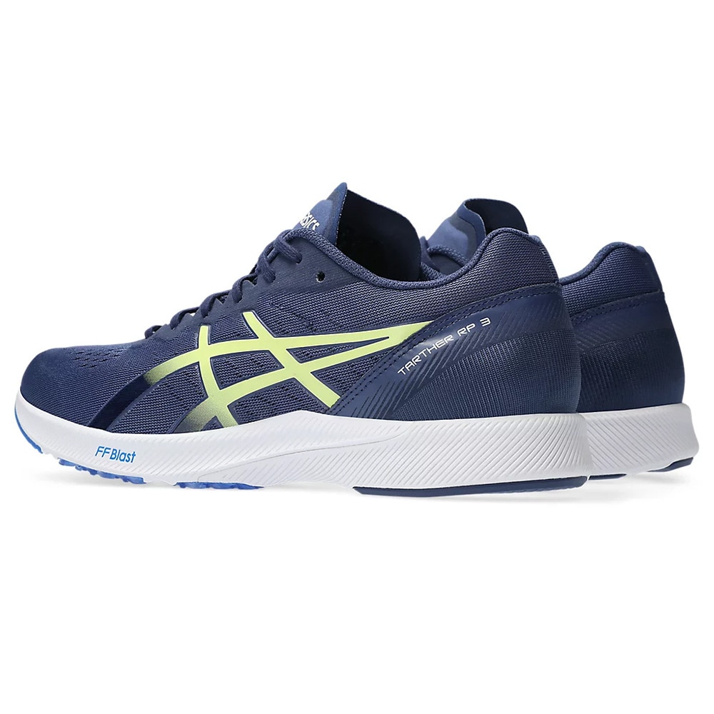 アシックス（ASICS）（メンズ）ランニングシューズ ターサー RP 3 ネイビー イエロー 1011B465.402 スニーカー レーシング トレーニング 軽量 反発性
