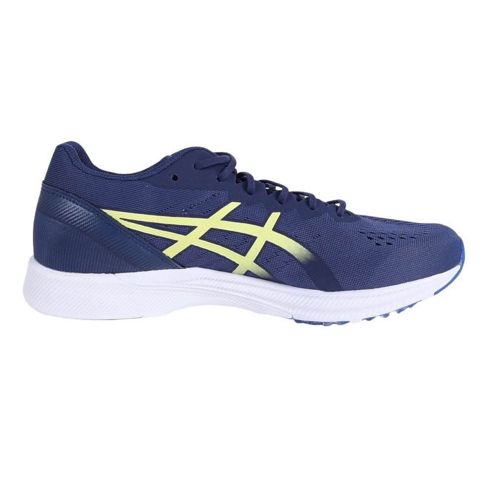 アシックス（ASICS）（メンズ）ランニングシューズ ターサー RP 3 WIDE ネイビー イエロー 1011B466.402 スニーカー レーシング トレーニング 軽量 反発性
