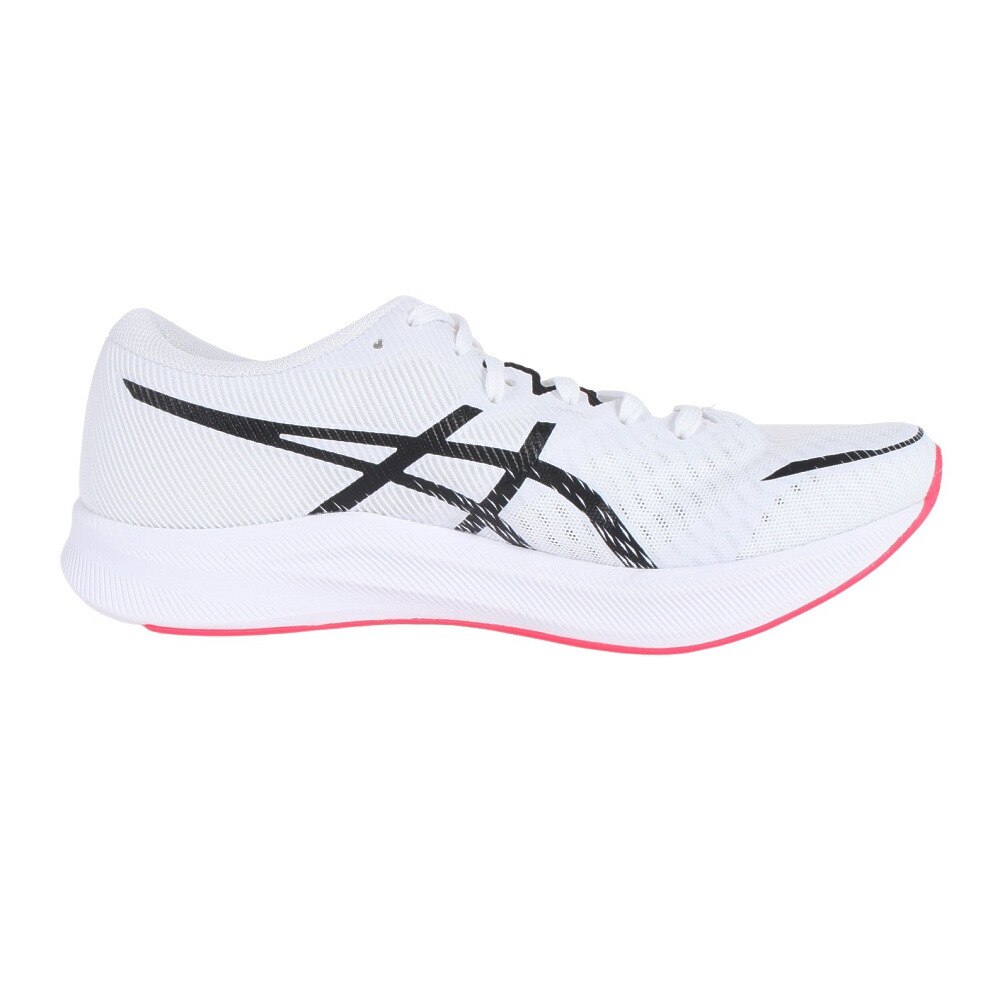 アシックス（ASICS）（メンズ）ランニングシューズ 部活 ハイパー スピード 3 ホワイト ブラック 1011B701.100 スニーカー トレーニング ジョギング 通気性 