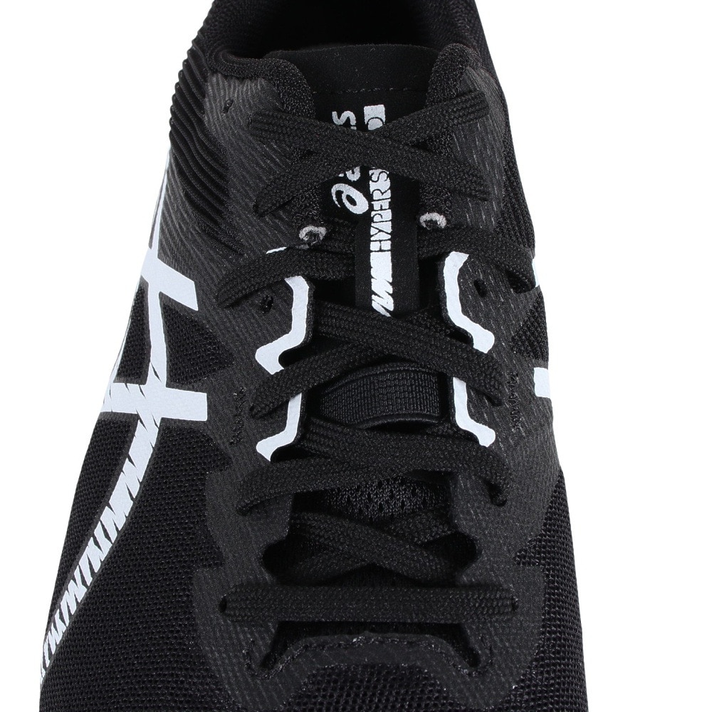 アシックス（ASICS）（メンズ）ランニングシューズ ハイパー スピード3 ワイド ブラック ホワイト 1011B702.001 スニーカー トレーニング ジョギング 通気性 