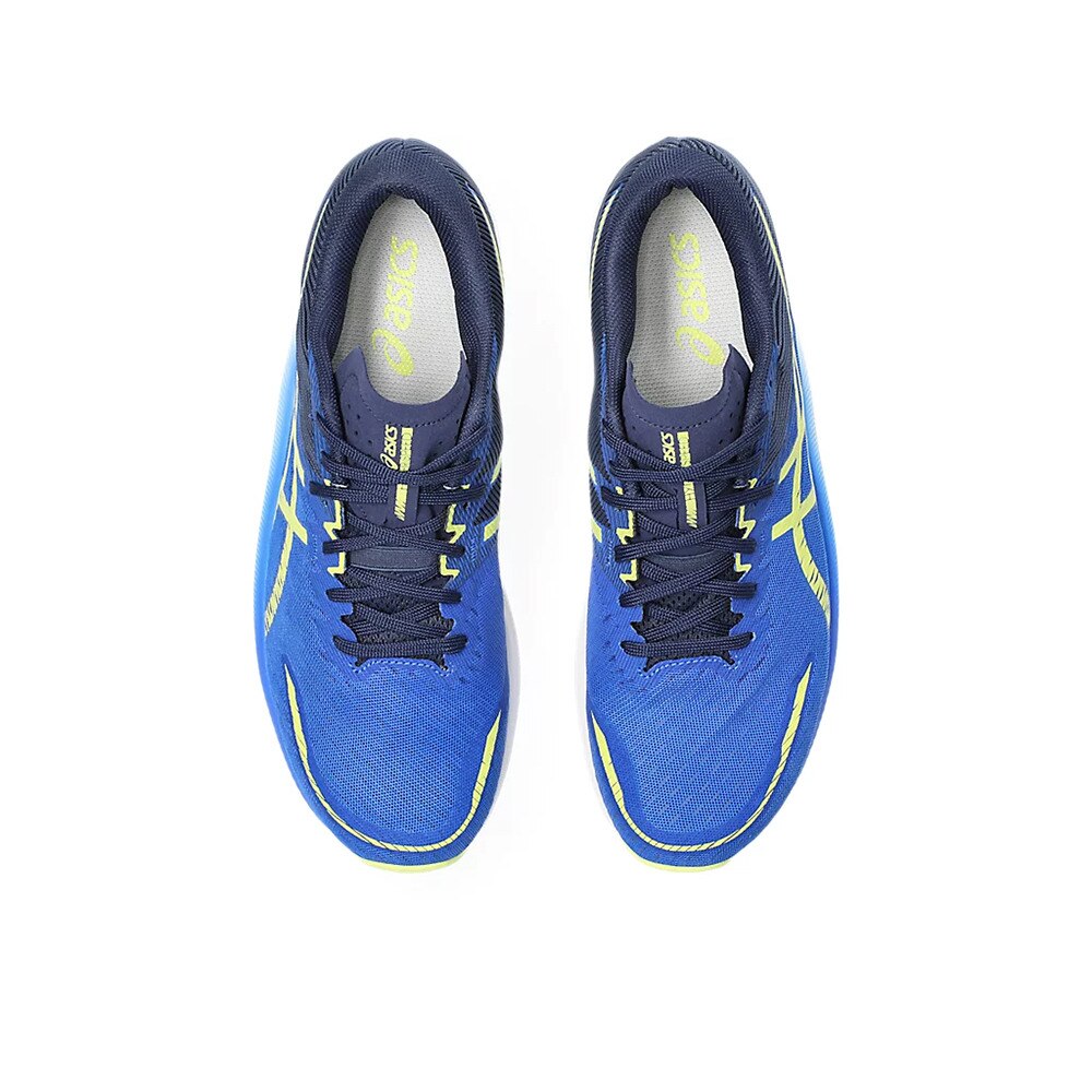 アシックス（ASICS）（メンズ）ランニングシューズ ハイパー スピード 3 WIDE ブルー イエロー 1011B702.400 スニーカー トレーニング ジョギング 通気性 