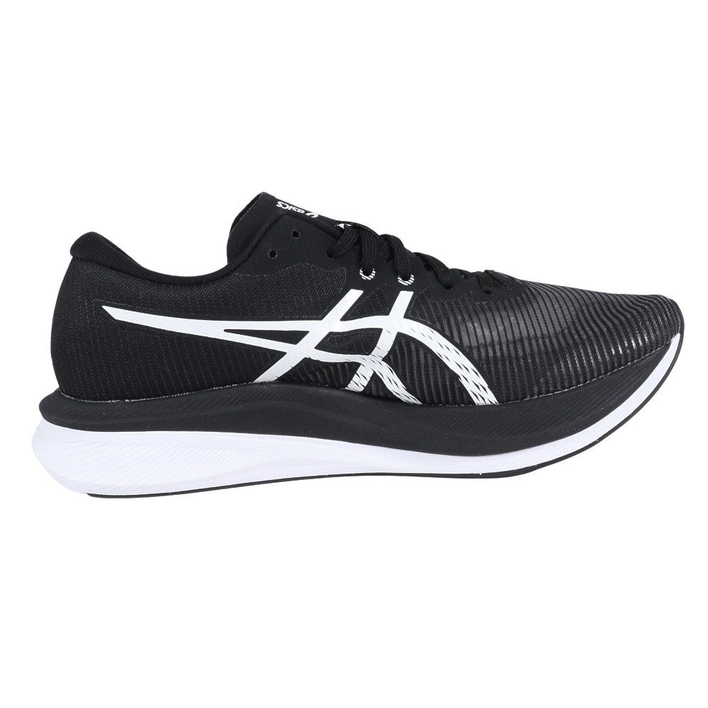 アシックス（ASICS）（メンズ）ランニングシューズ マジックスピード3 ワイド ブラック ホワイト 1011B704.001 スニーカー トレーニング 部活 クッション性