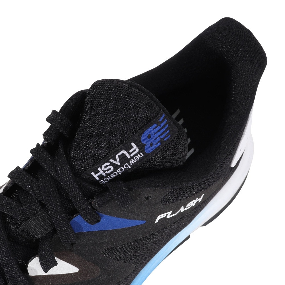 ニューバランス（new balance）（メンズ）ランニング シューズ ダイナソフト フラッシュ V6 ブラック ブルー MFLSHBJ6 D スニーカー トレーニング 軽量 耐久性