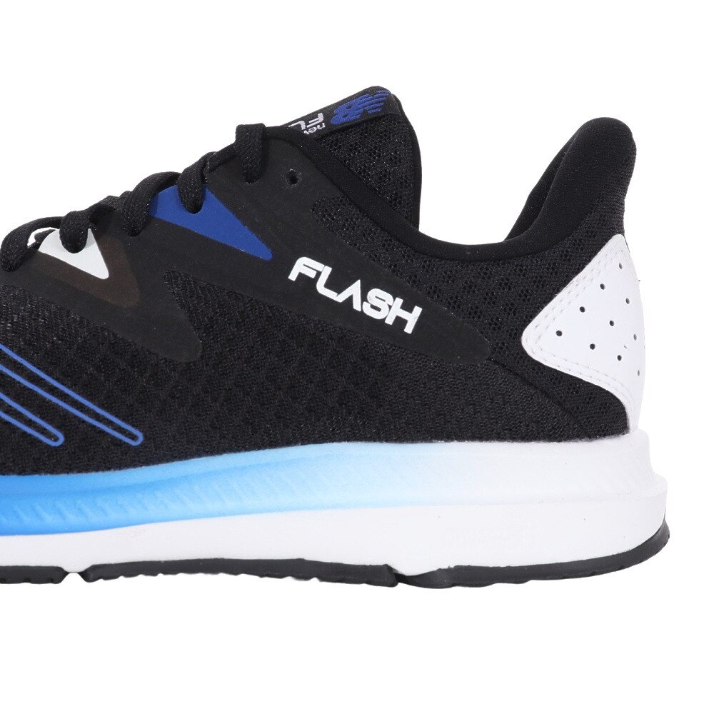 ニューバランス（new balance）（メンズ）ランニング シューズ ダイナソフト フラッシュ V6 ブラック ブルー MFLSHBJ6 D スニーカー トレーニング 軽量 耐久性