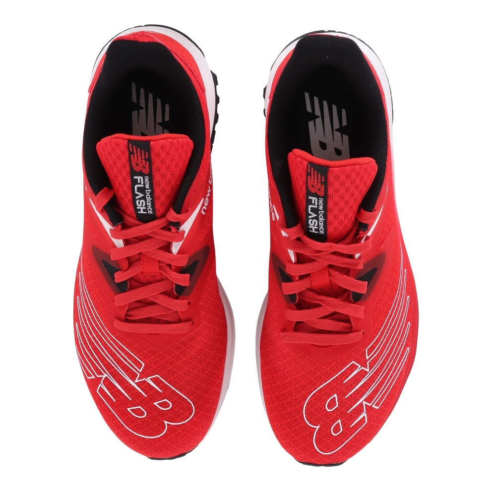 ニューバランス（new balance）（メンズ）ランニング シューズ ダイナソフト フラッシュ V6 レッド MFLSHRD6 D スニーカー トレーニング 軽量 耐久性 部活