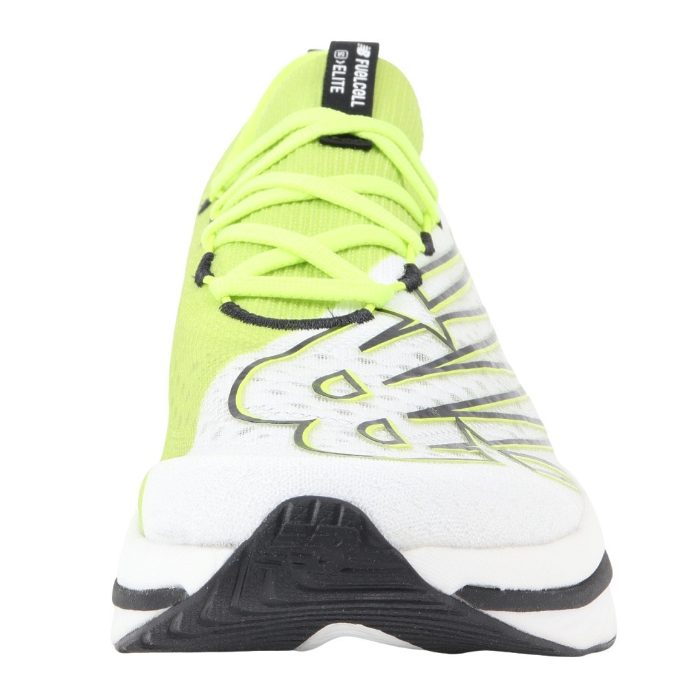 ニューバランス（new balance）（メンズ）ランニングシューズ フューエルセル エスシー エリート v3 ホワイト グリーン MRCELCT3D
